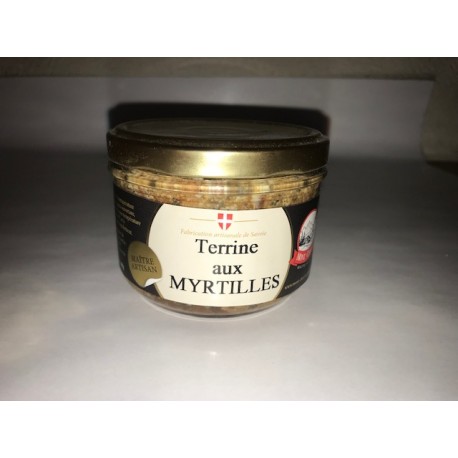 Terrine aux myrtilles
